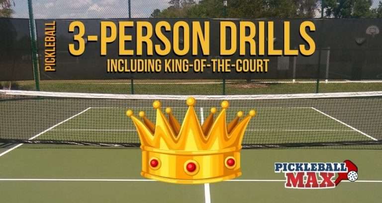 3-person pickleball drills