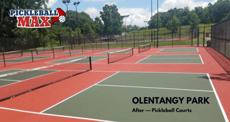 Bravo, Columbus! Outdoor Pickleball at Olentangy Park in Worthington, Ohio!