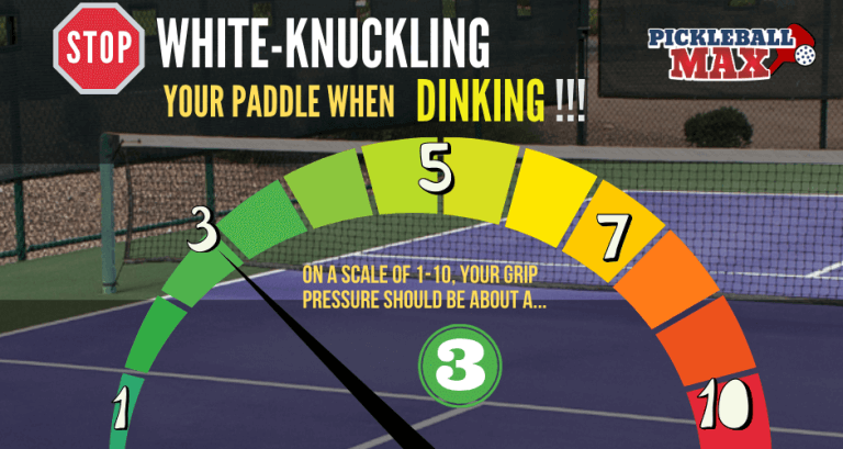 how to hold a pickleball paddle