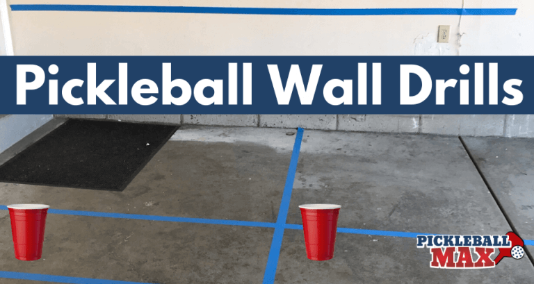 pickleball wall drills