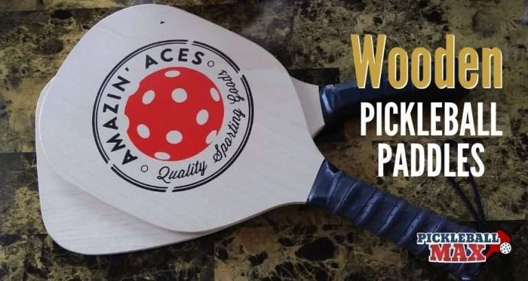 wooden pickleball paddles