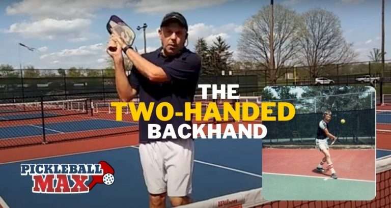 Pickleball Two-Handed Backhand