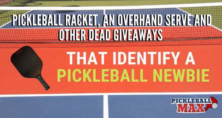 pickleball racket newbie