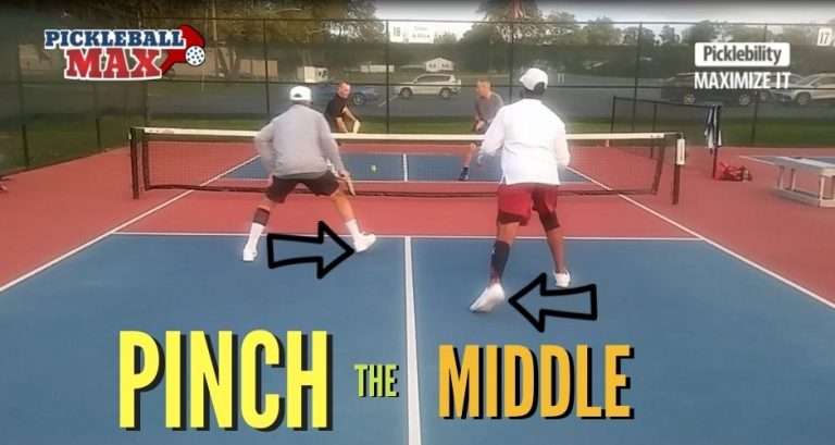 Pinch the Middle Pickleball Doubles