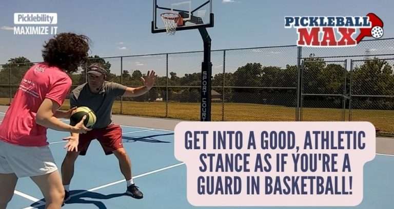 Athletic Pickleball Stance