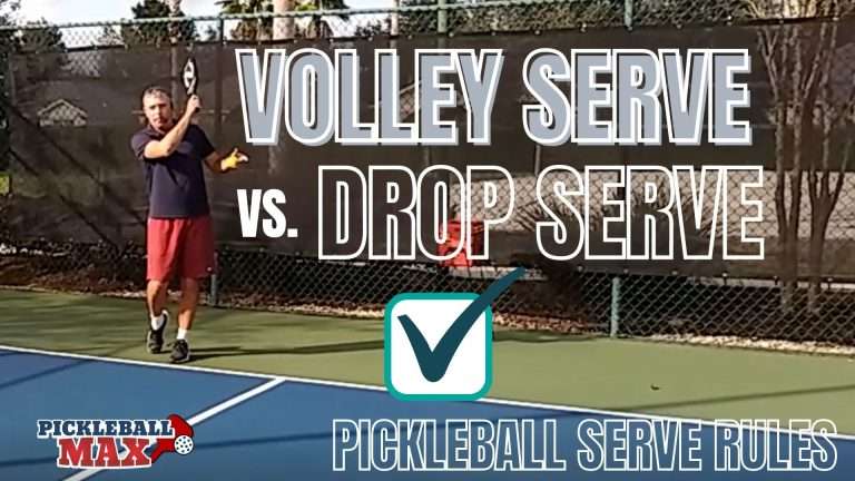 Pickleball serve rules