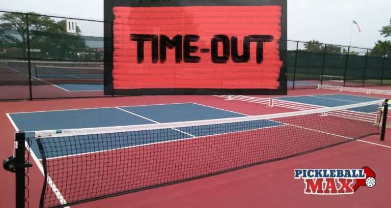 pickleball time out