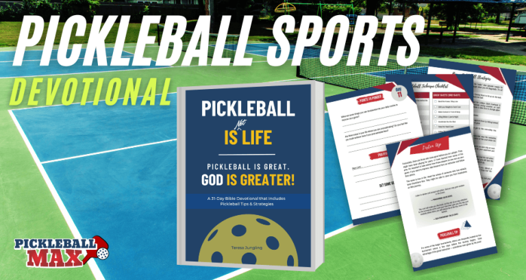 Sports devotional for pickleball